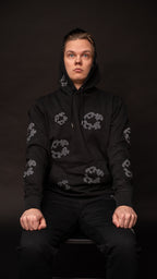 ALLOVER Housut musta