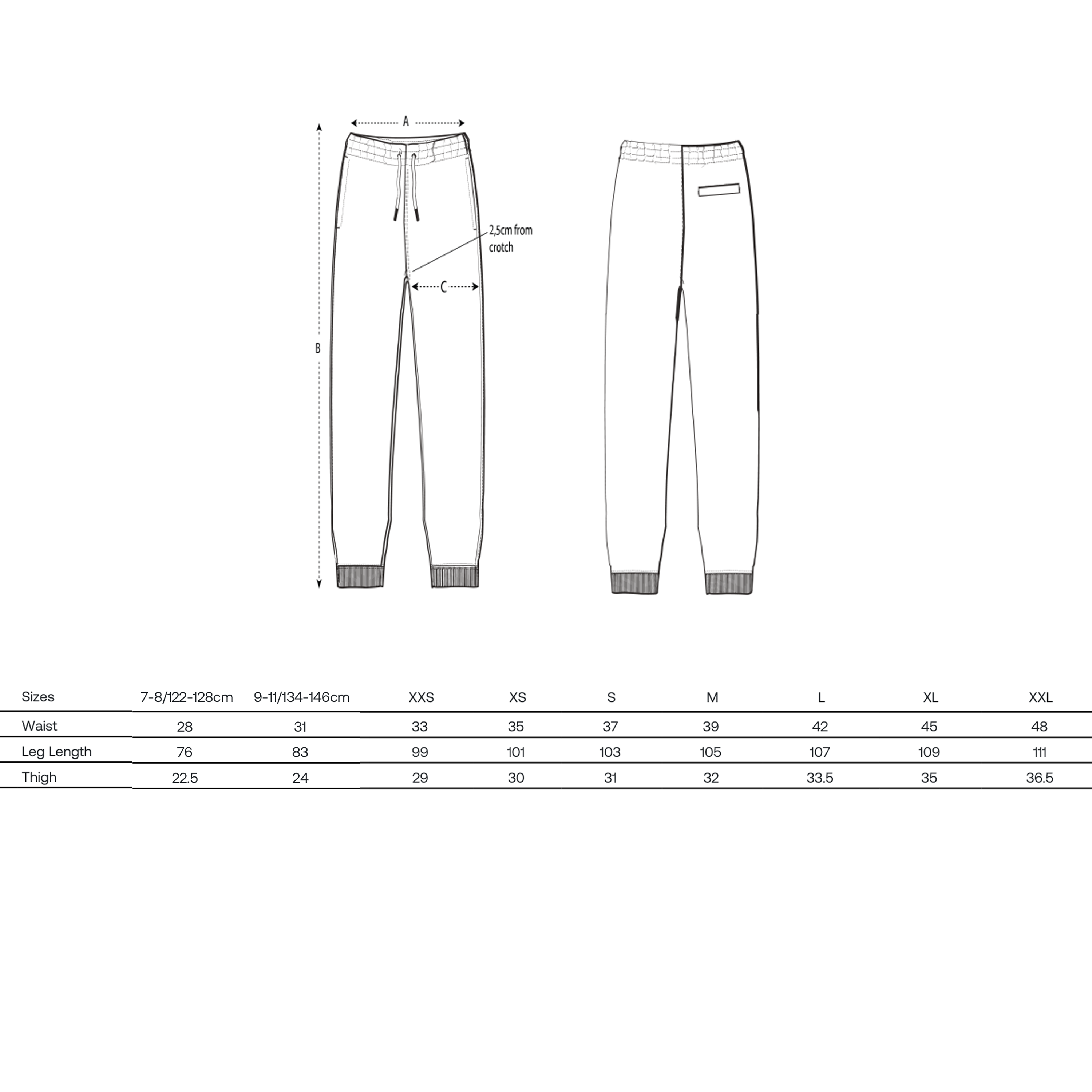 ALLOVER Housut musta